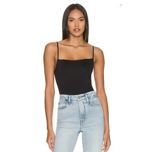 GOOD AMERICAN Skinny Strap Seamless Bodysuit